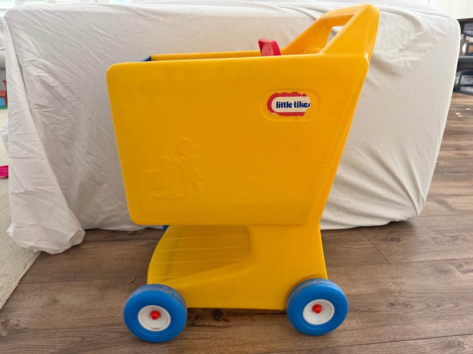 Vintage 1990s Little Tikes Shopping Cart